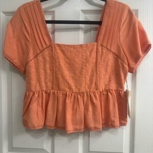 Orange Women's Top